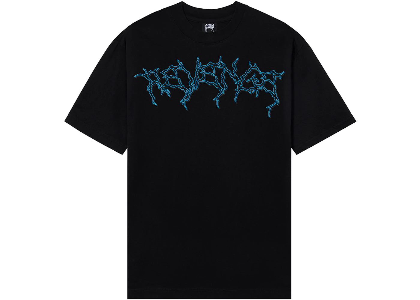 Revenge x City Morgue Lightning Logo Cerberus Tee Black