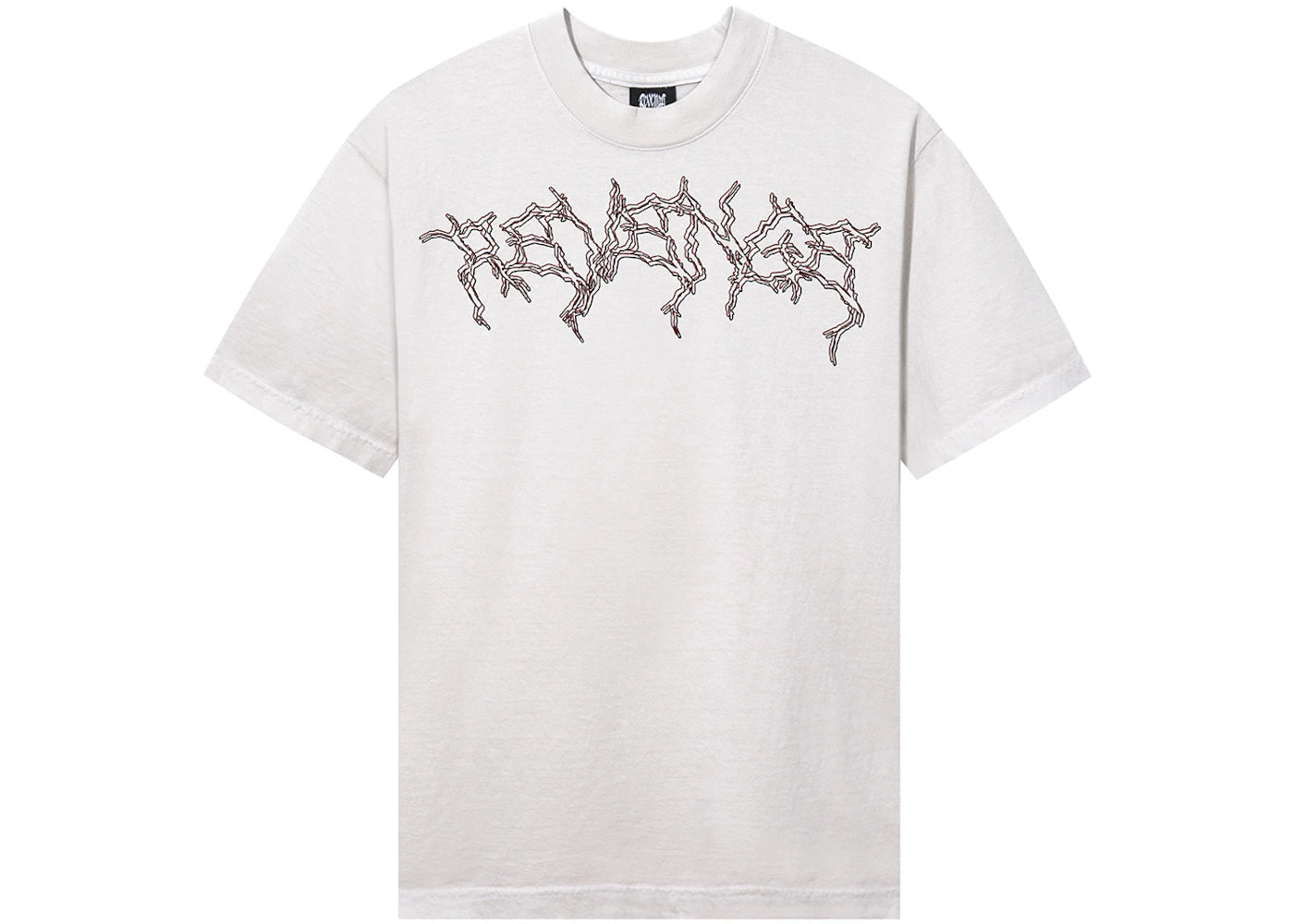 Revenge x City Morgue Lightning Logo Cerberus Tee Cement