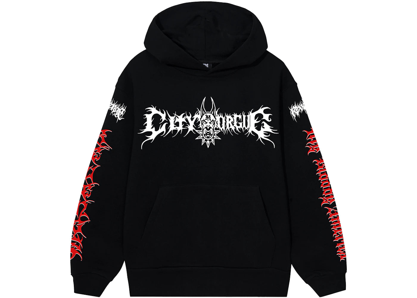 Revenge x City Morgue Metal Tour Hoodie Black