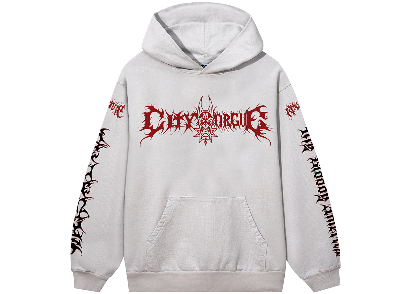 Revenge x City Morgue Metal Tour Hoodie Cement