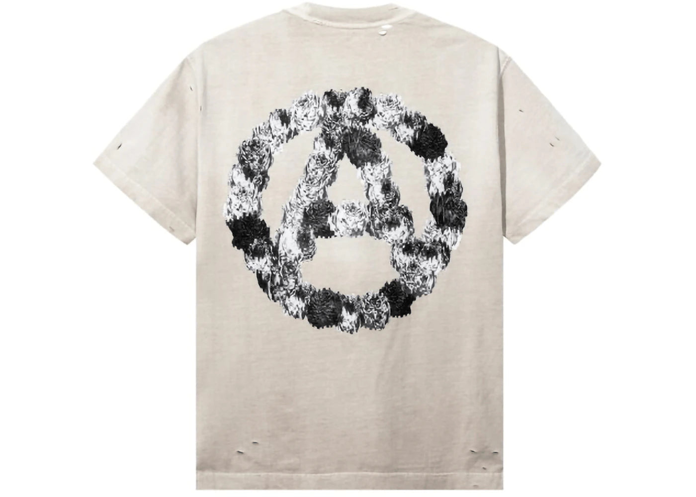 Revenge x Kosuke Kawamura Flower Anarchy Treated Tee Cement