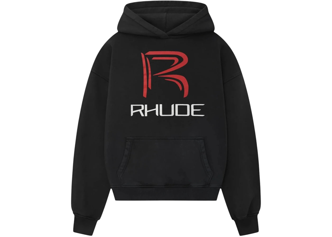 Rhude Circuit Logo Hoodie Black