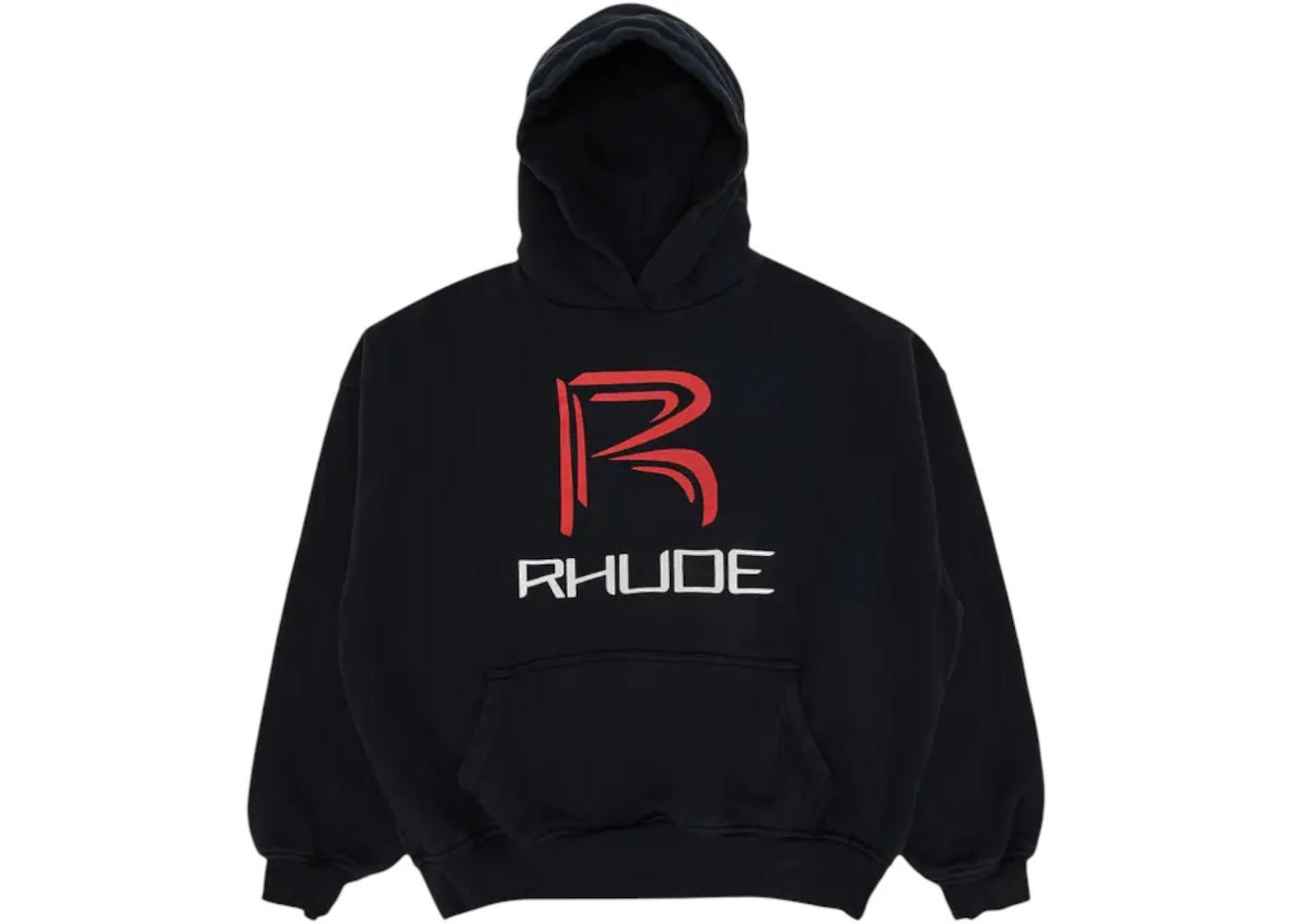 Rhude Circuit Logo Hoodie Vintage Black