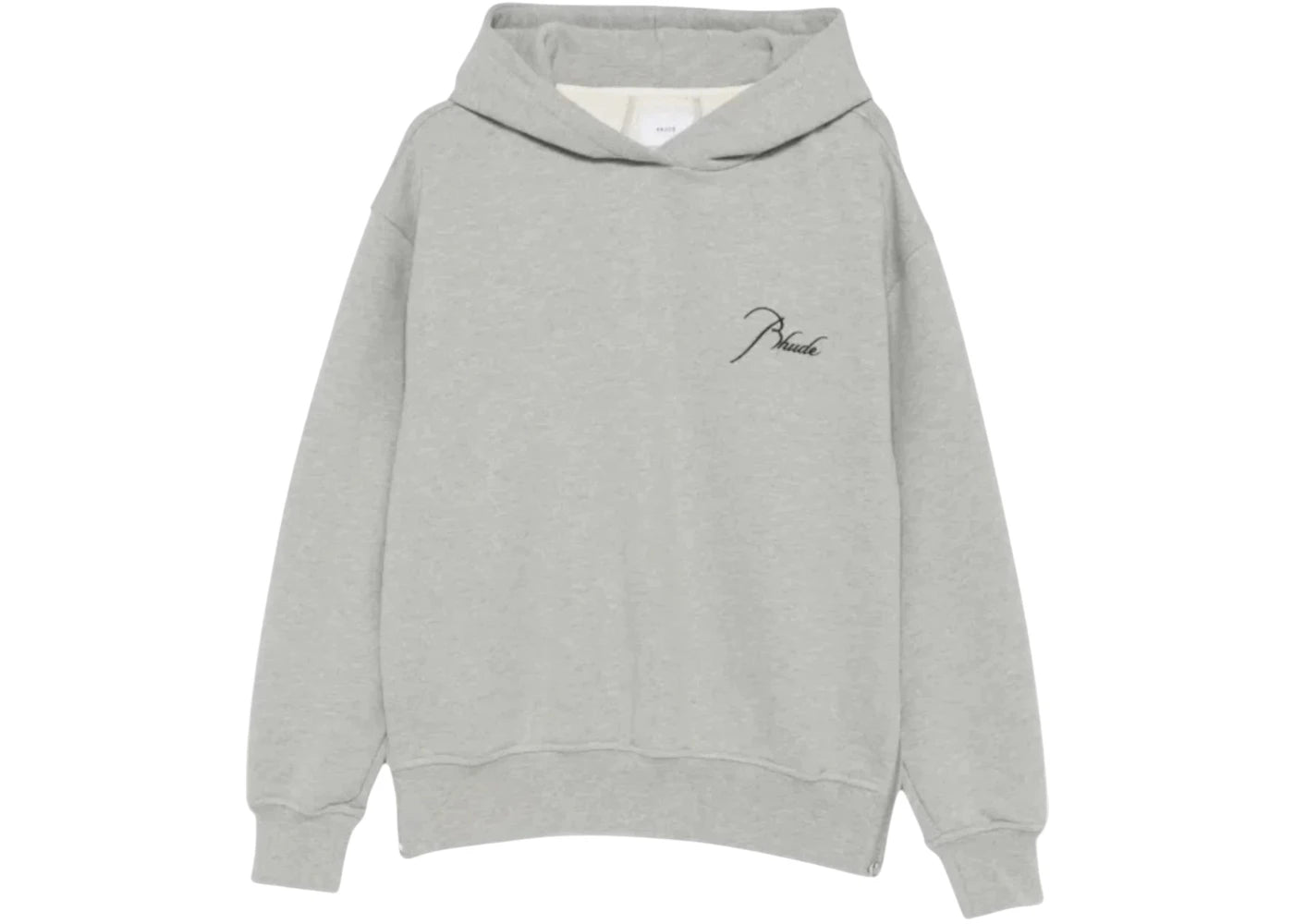 Rhude Classique Side Zip Pullover Hoodie Grey