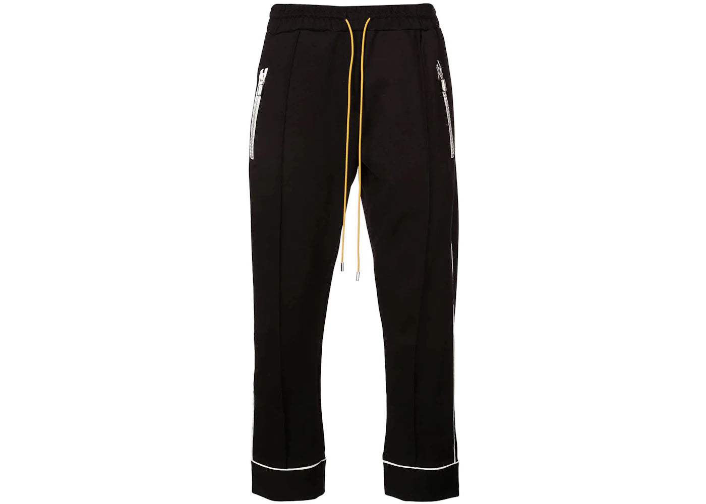 Rhude Contrasting Trim Track Pants Black