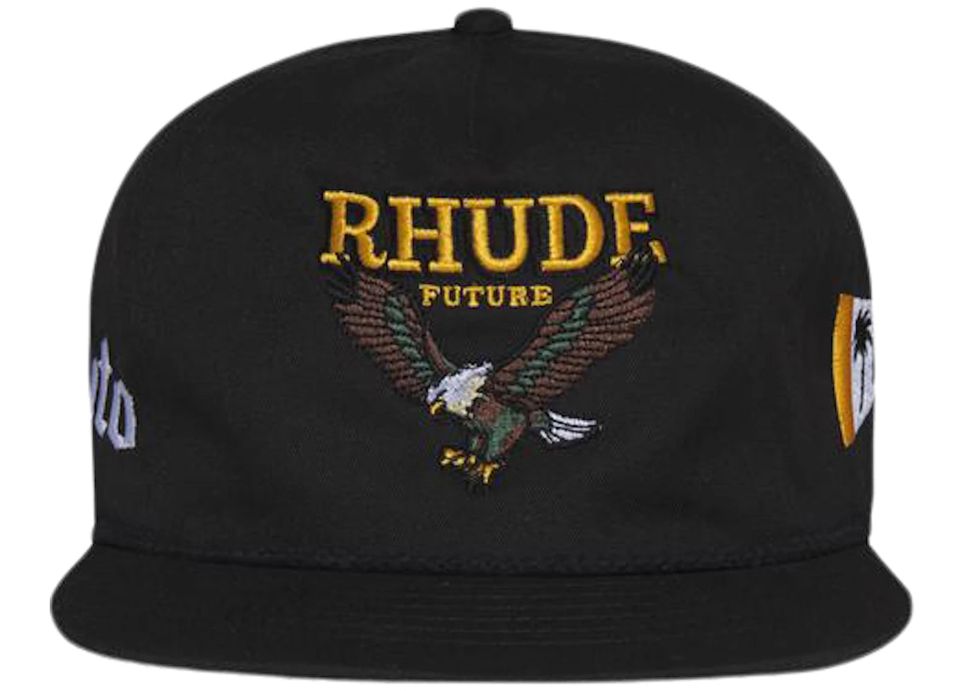 Rhude Eagle Hat Black