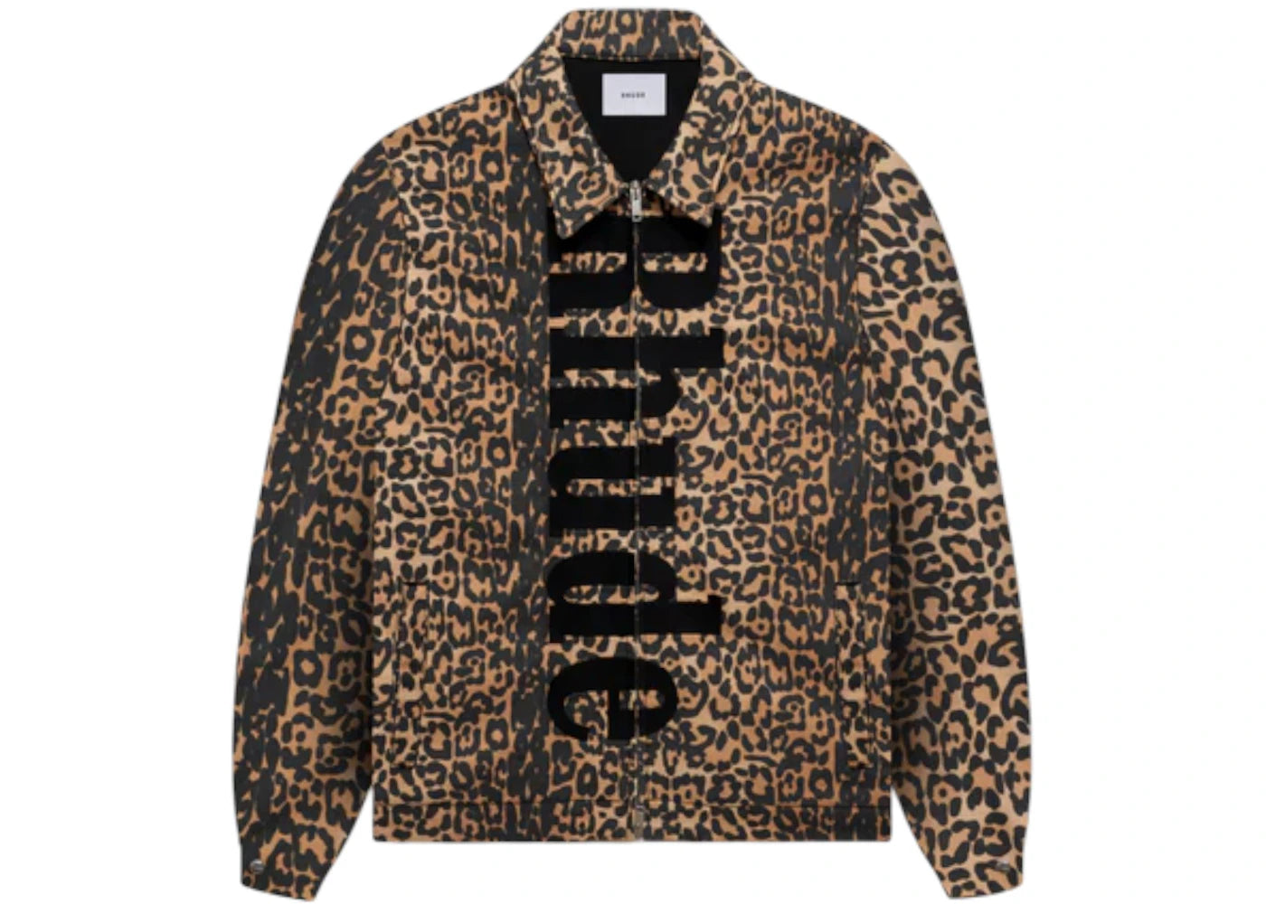 Rhude Leopard Oversized Work Jacket Black/Tan