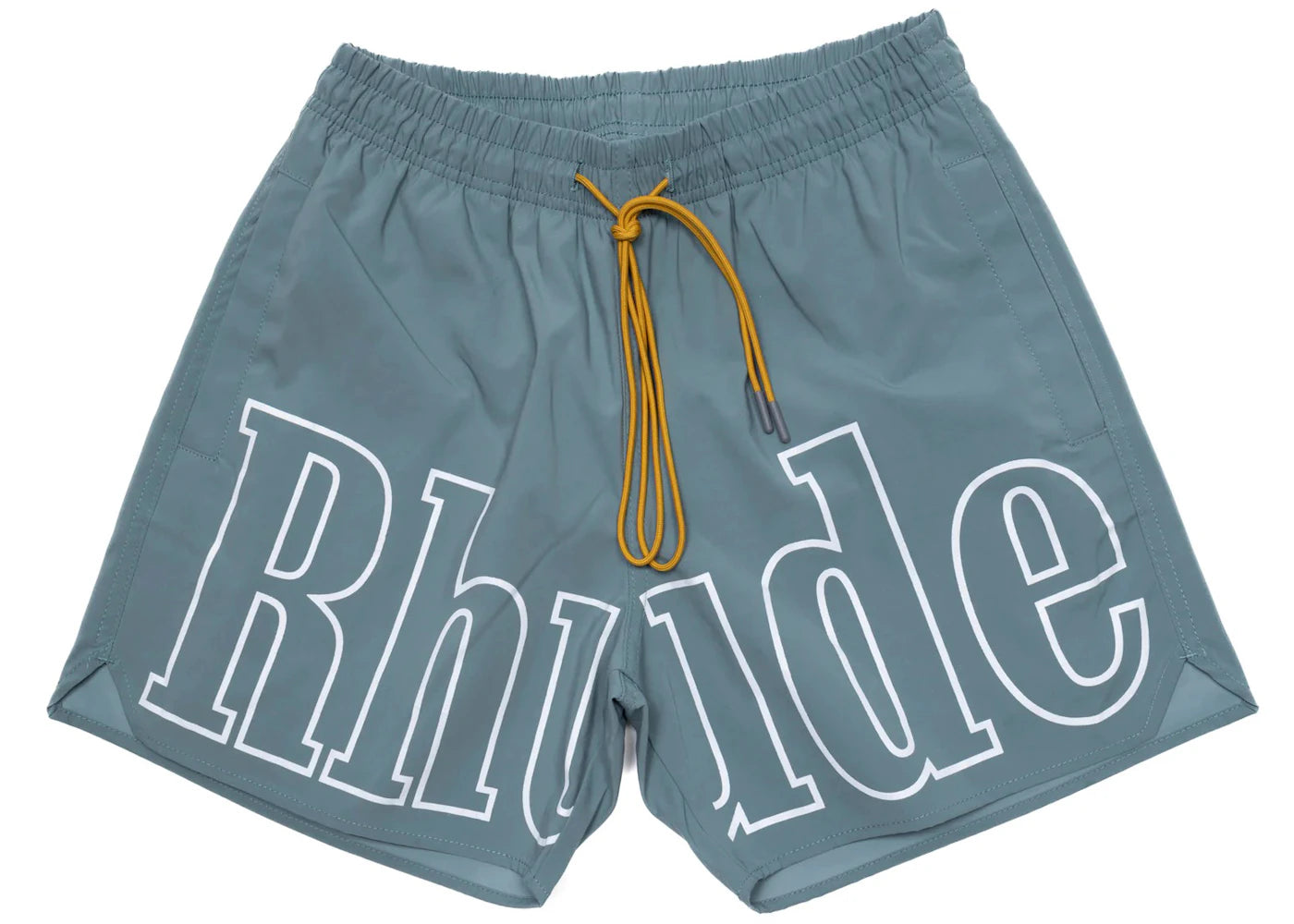 Rhude Logo Swim Trunk Sage