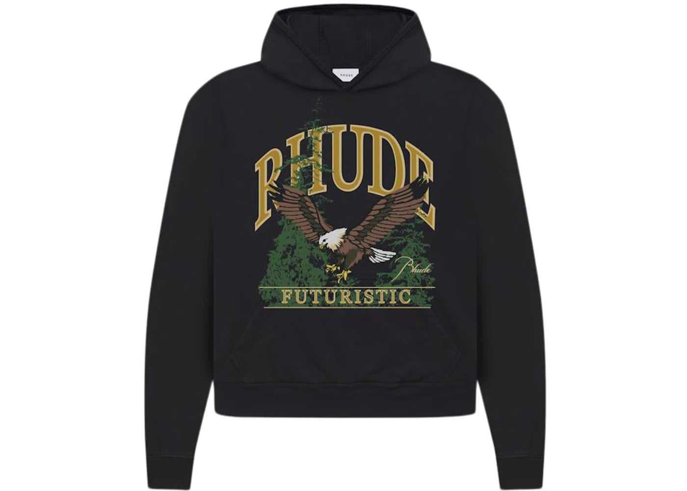 Rhude Merch Future Hoodie Black