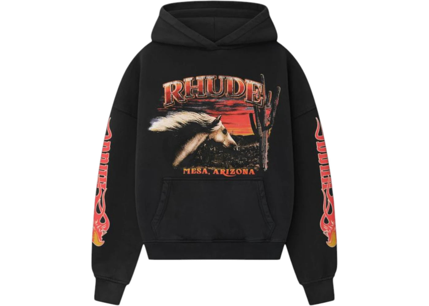 Rhude Mesa Stallion Hoodie Black