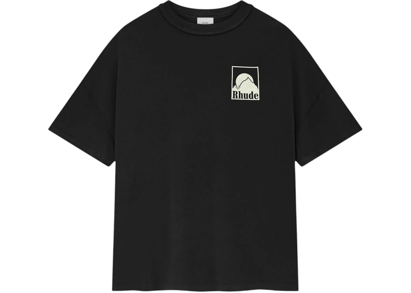 Rhude Moonlight Badge Tee Black