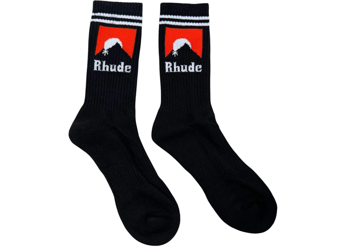 Rhude Moonlight Sock Black/Orange