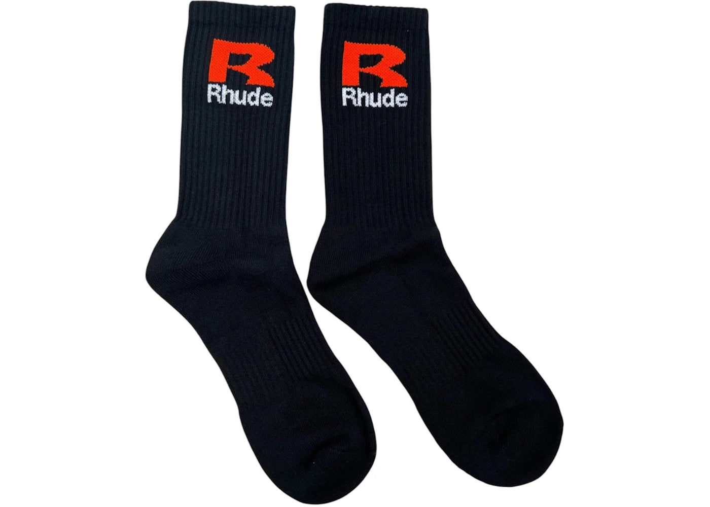 Rhude R Sock Black/Orange