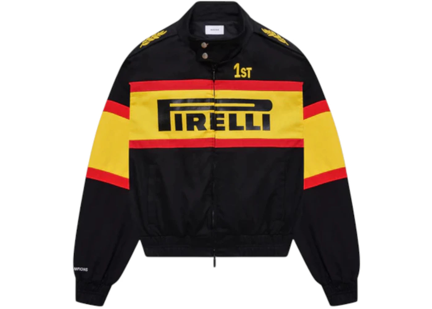 Rhude Racing Panel Jacket Black/Red/Yellow