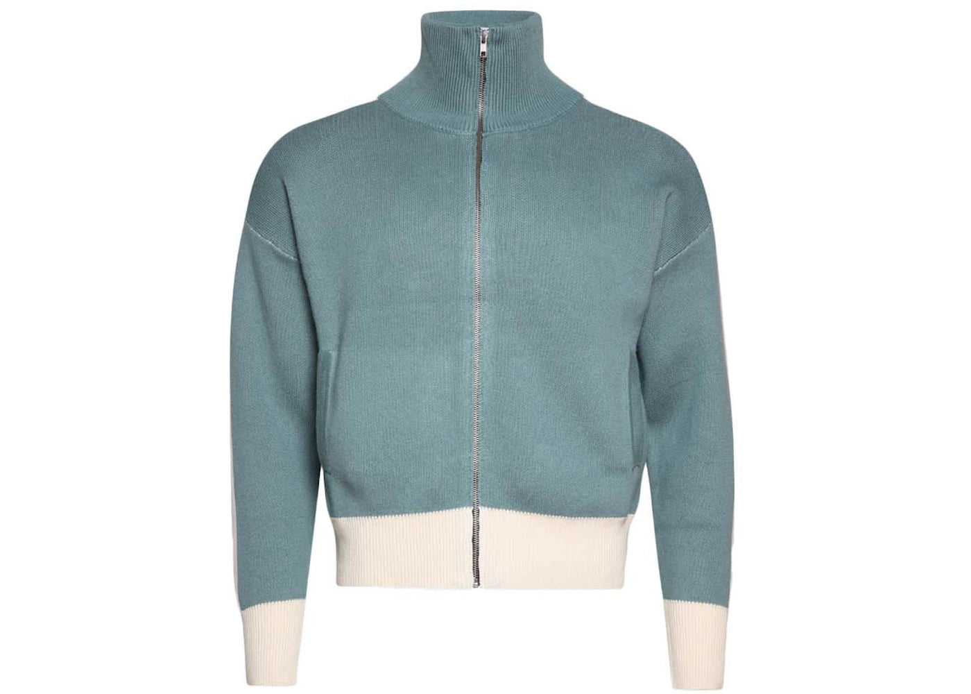 Rhude Rb Knit Track Jacket Ivory/Sage