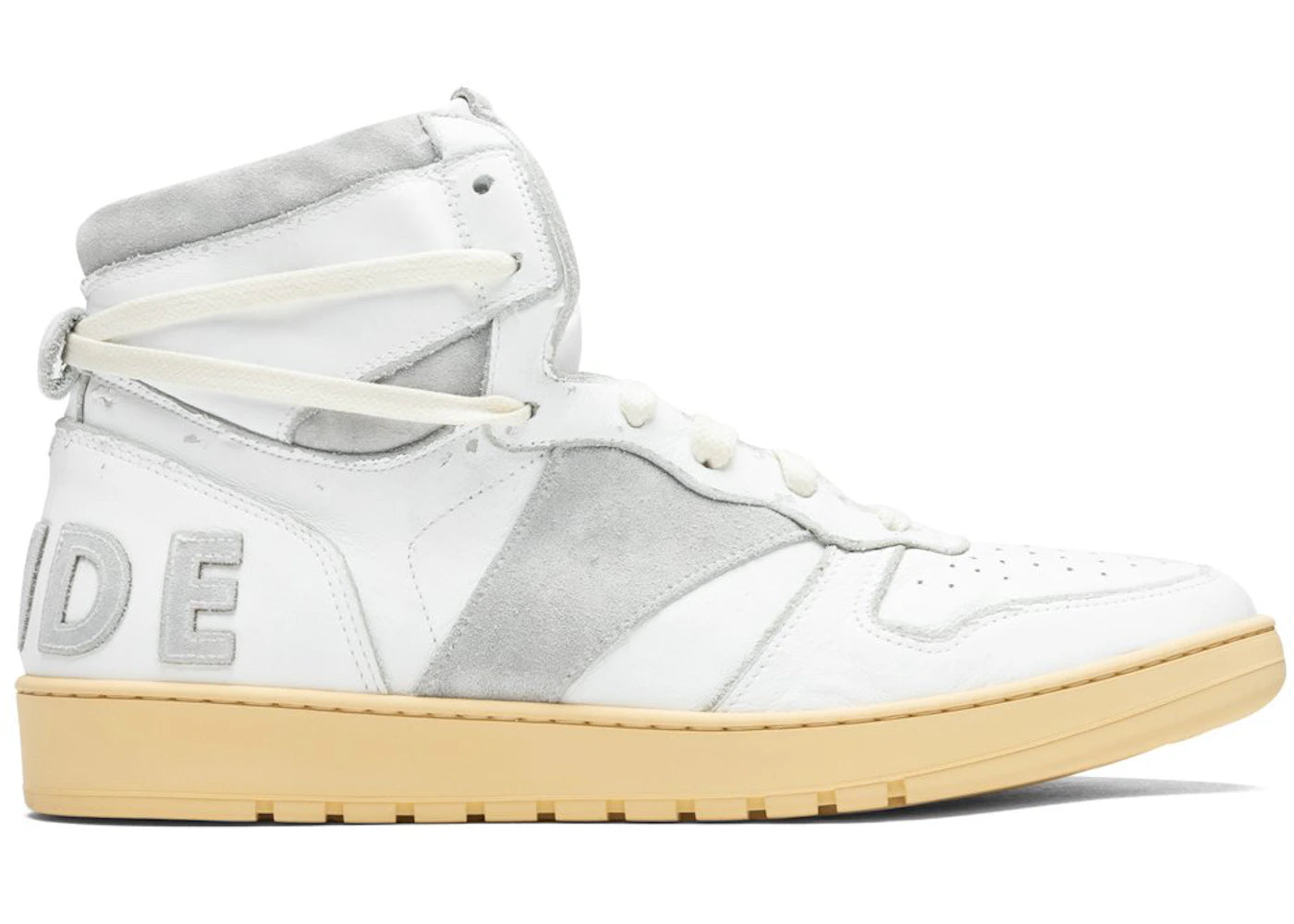 Rhude Recess Hi White Grey Natural Sole