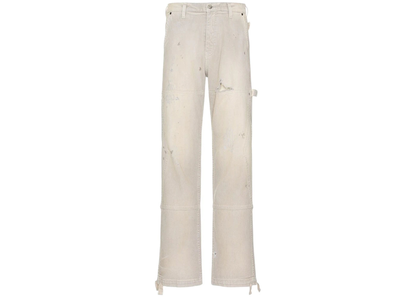 Rhude Reza Double Knee Elephant Pants Vintage White
