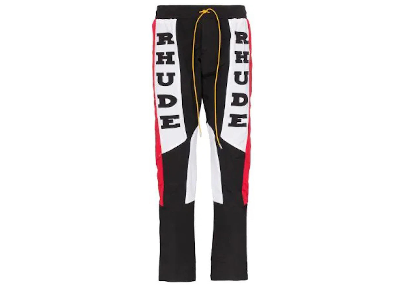 Rhude Rhacing Logo Slim Fit Pants Black/Red