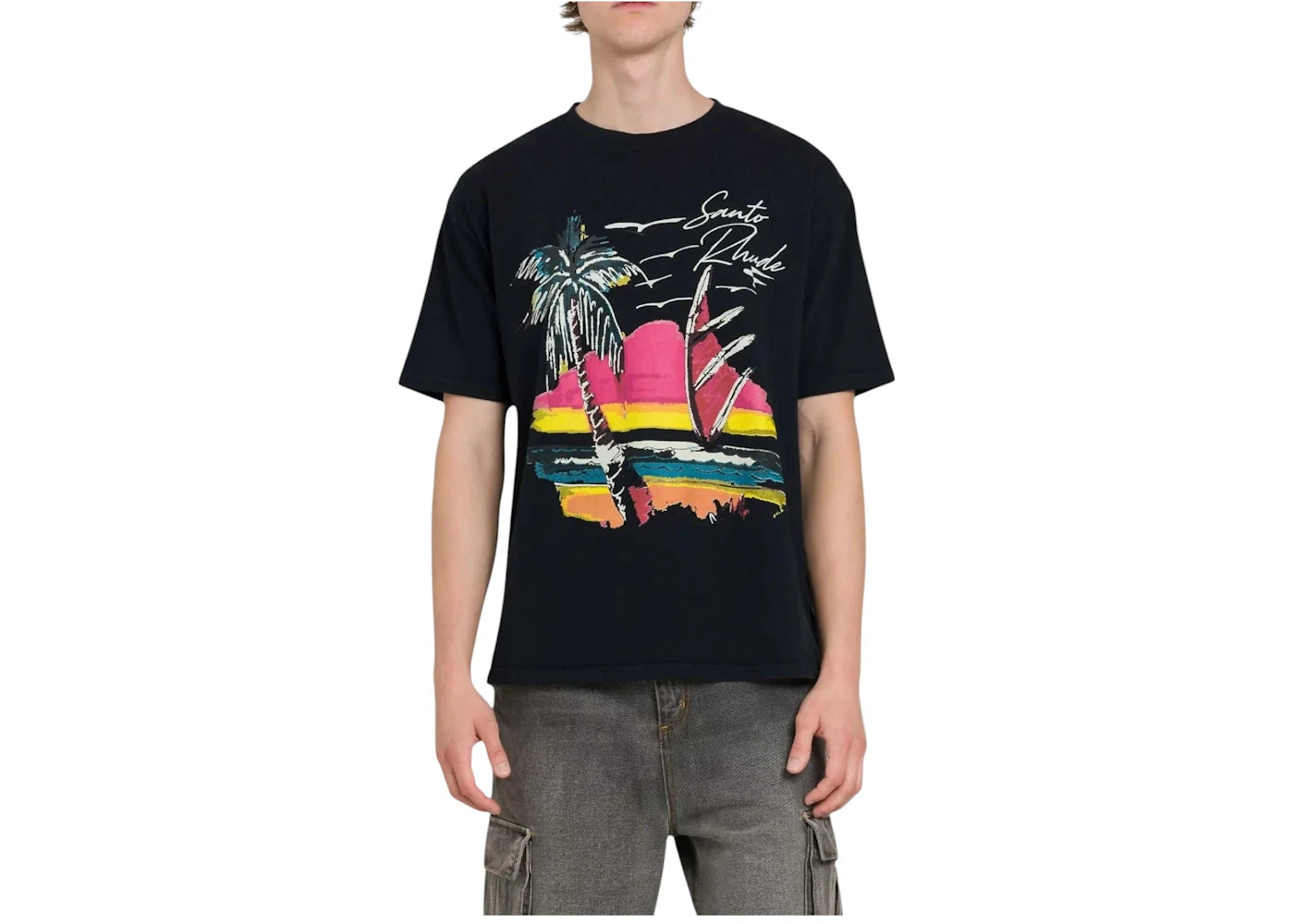 Rhude Saint-Rhude Tee Black