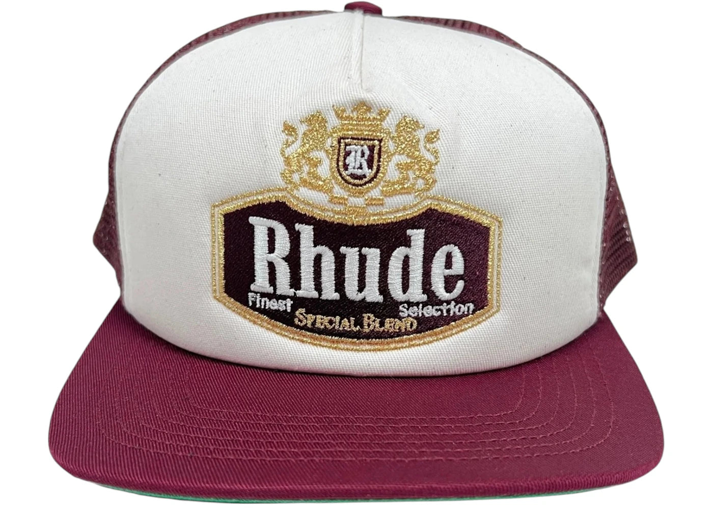 Rhude Special-Blend Trucker Hat Maroon