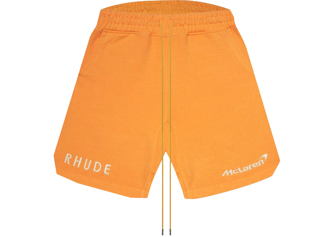 Rhude Terry Trackside Shorts Orange