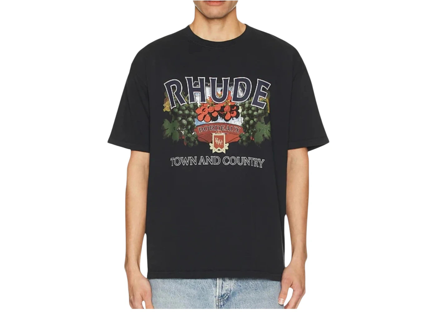 Rhude Town And Country Tee Black