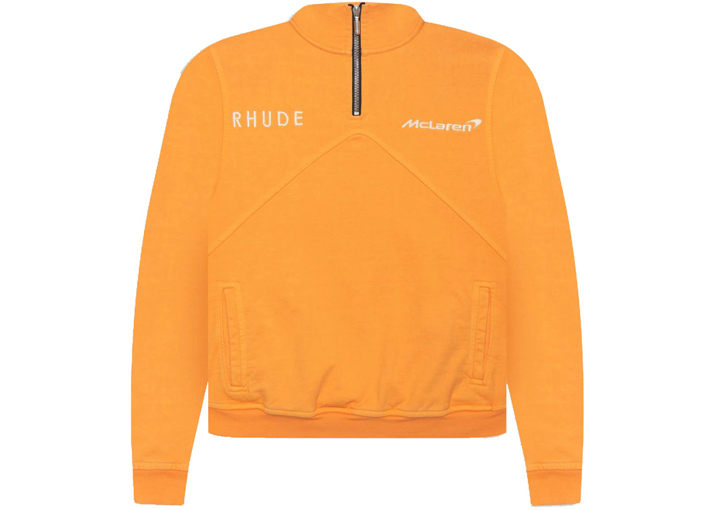 Rhude Trackside Quarter Zip Orange