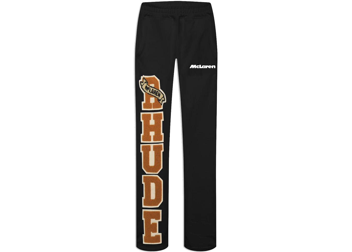 Rhude x McLaren Chenille Patch Lounge Pant Black