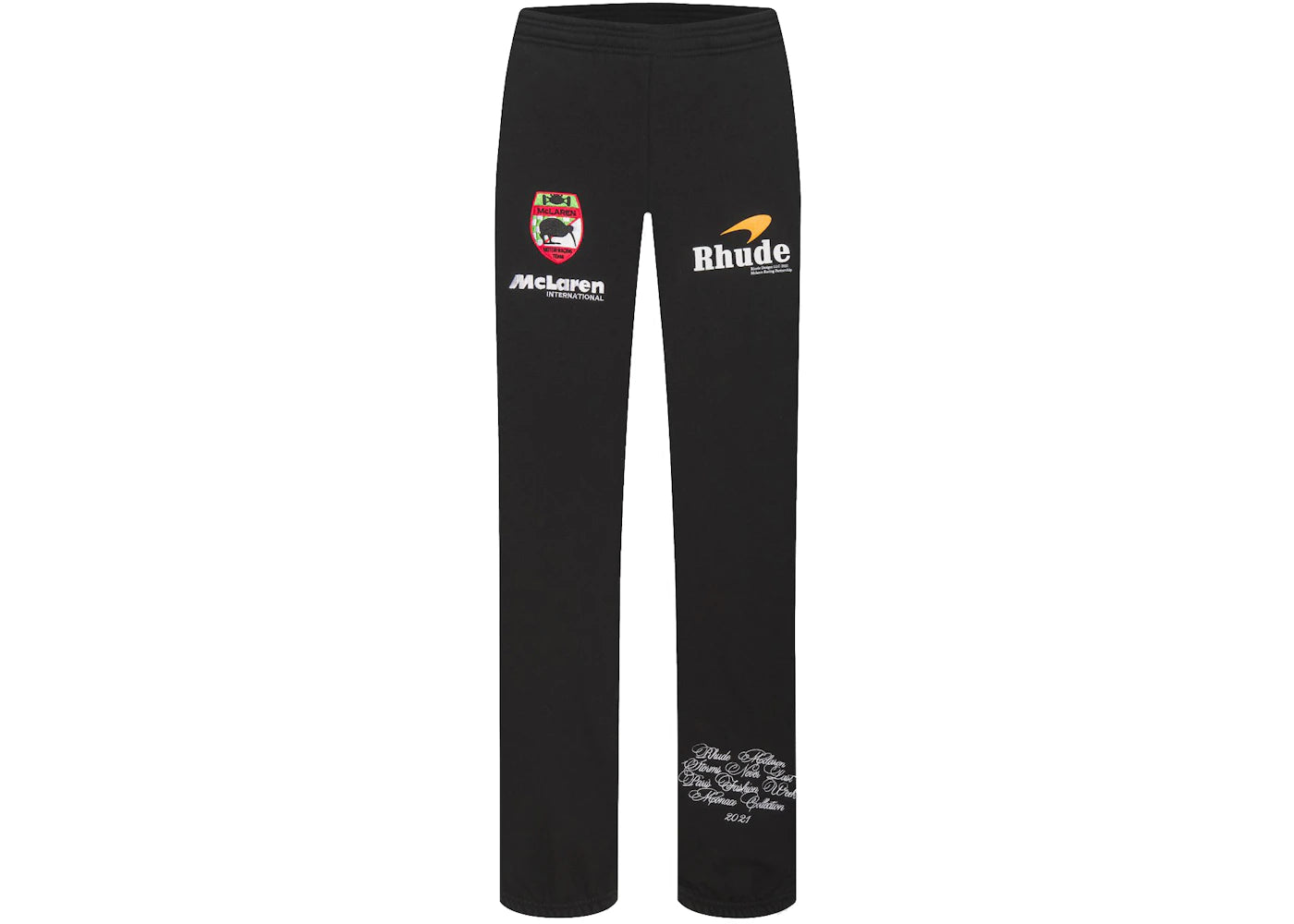 Rhude x McLaren Logo Sweatpant Black