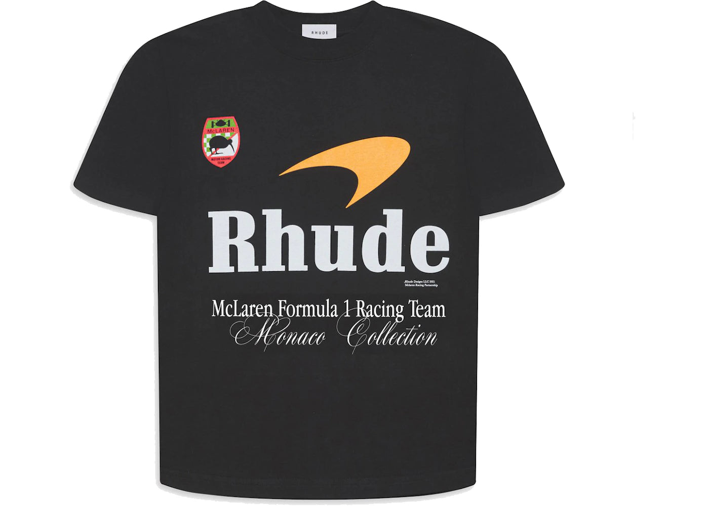 Rhude x McLaren Merch Tee Black