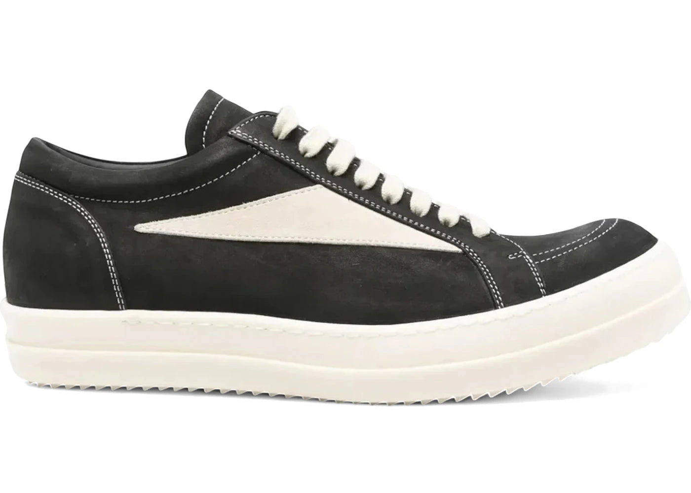Rick Owens Concordians Vintage Low Black Milk Suede