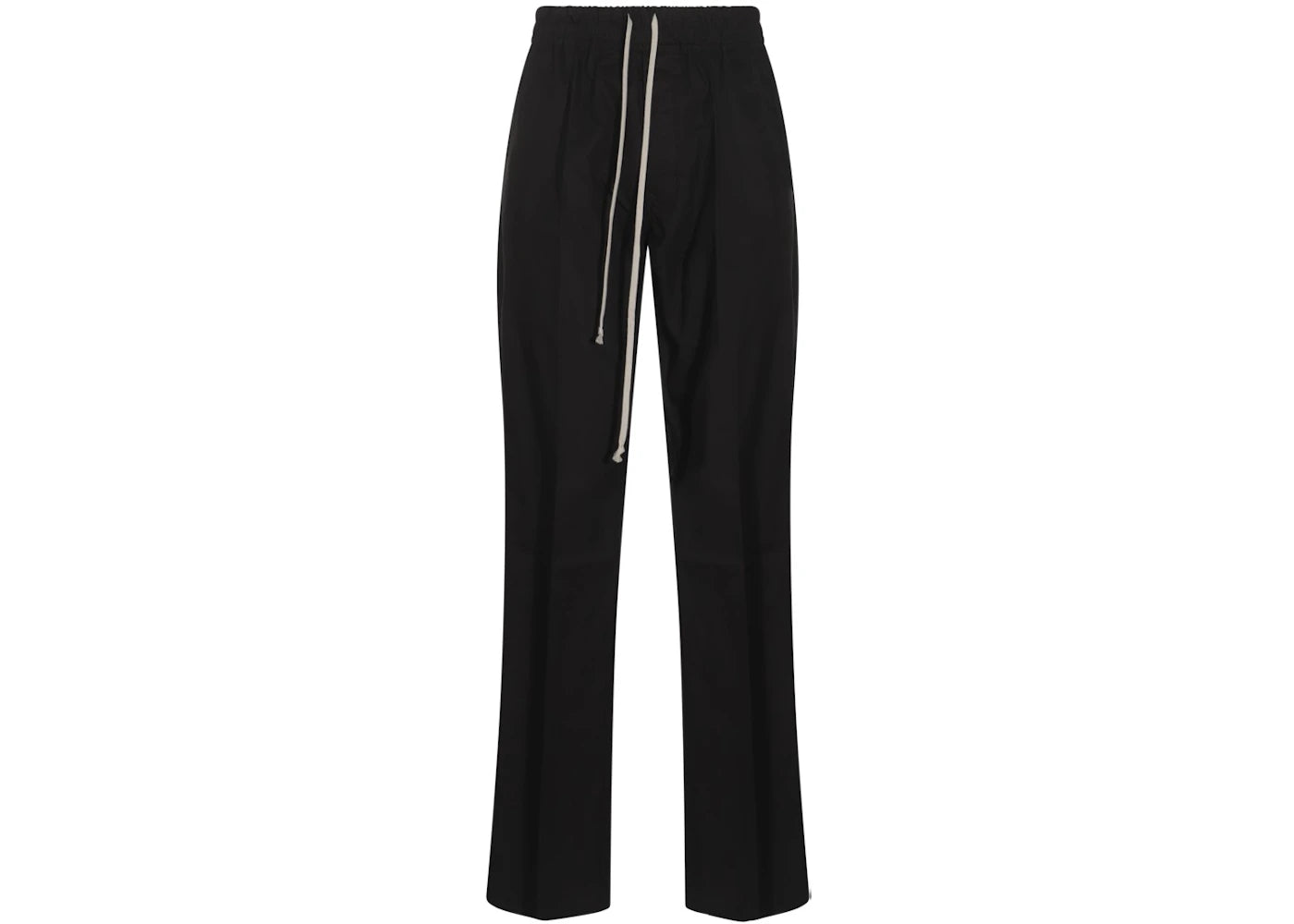 Rick Owens Cotton Dietrich Drawstring Pants Black