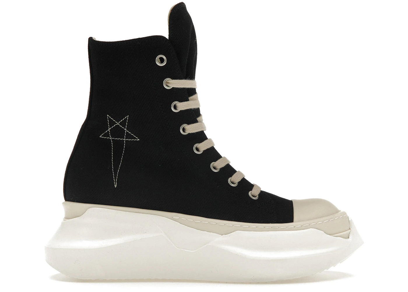 Rick Owens DRKSHDW Abstract High Top Black Pearl (Women's)