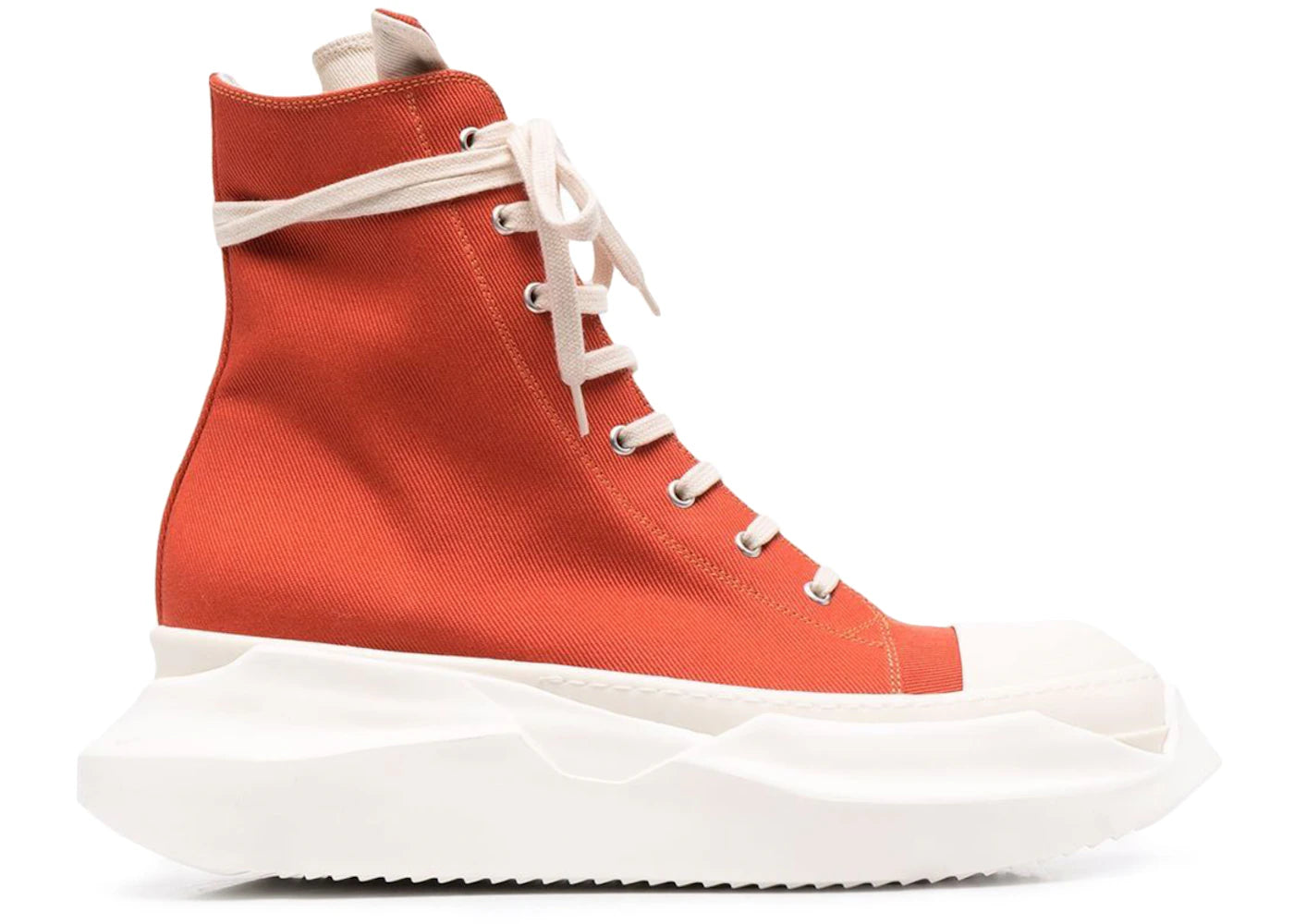 Rick Owens DRKSHDW Abstract High-Top Orange White