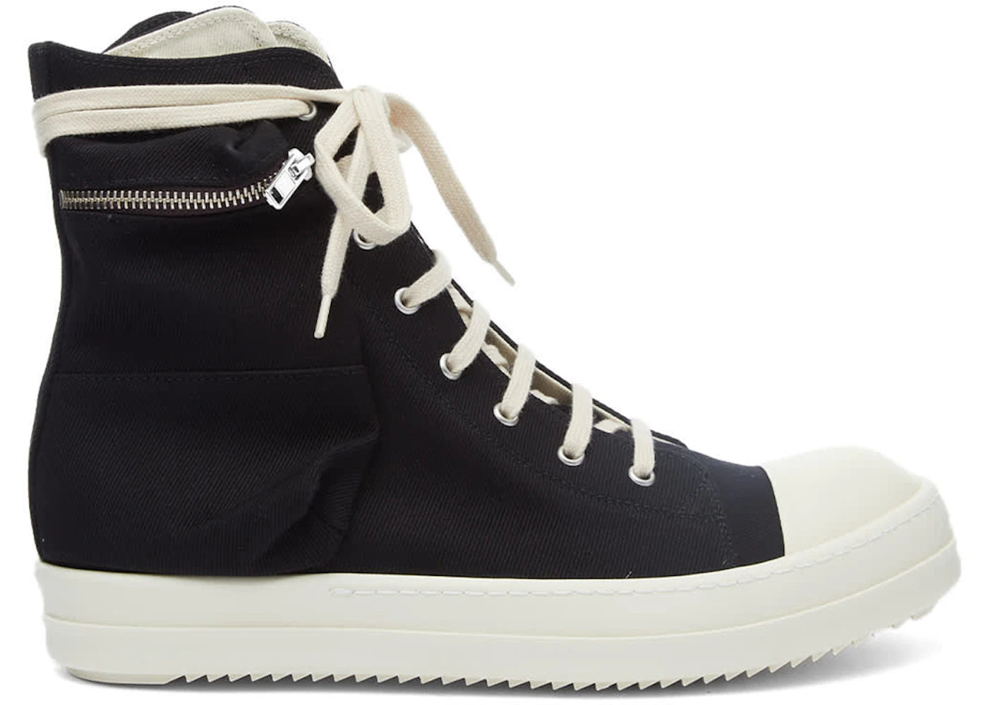 Rick Owens DRKSHDW Cargo Lace Hi Black Milk