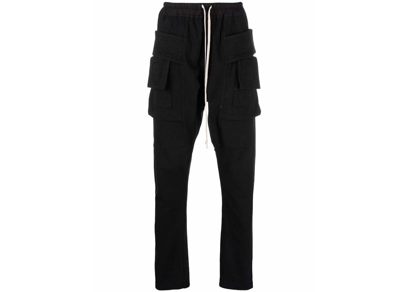 Rick Owens DRKSHDW Creatch Cargo Drawstring Pants Black