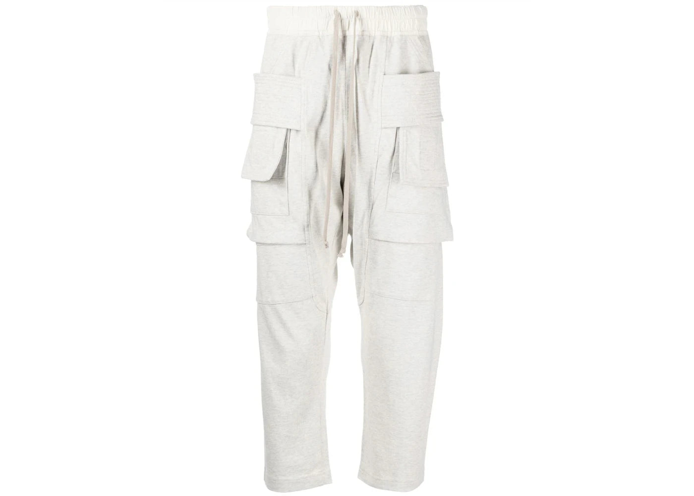 Rick Owens DRKSHDW Creatch Cargo Drawstring Pants Oyster