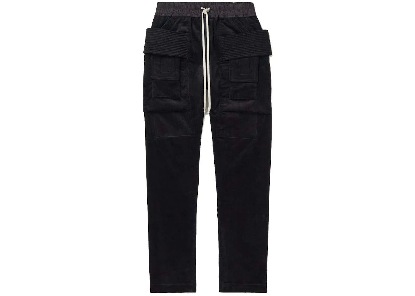 Rick Owens DRKSHDW Creatch Corduroy Cargo Pants Black