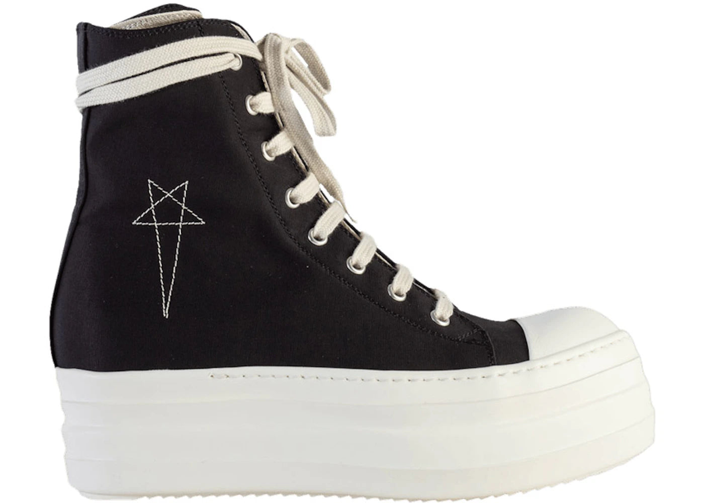 Rick Owens DRKSHDW Double Bumper High Star Black (Women's)