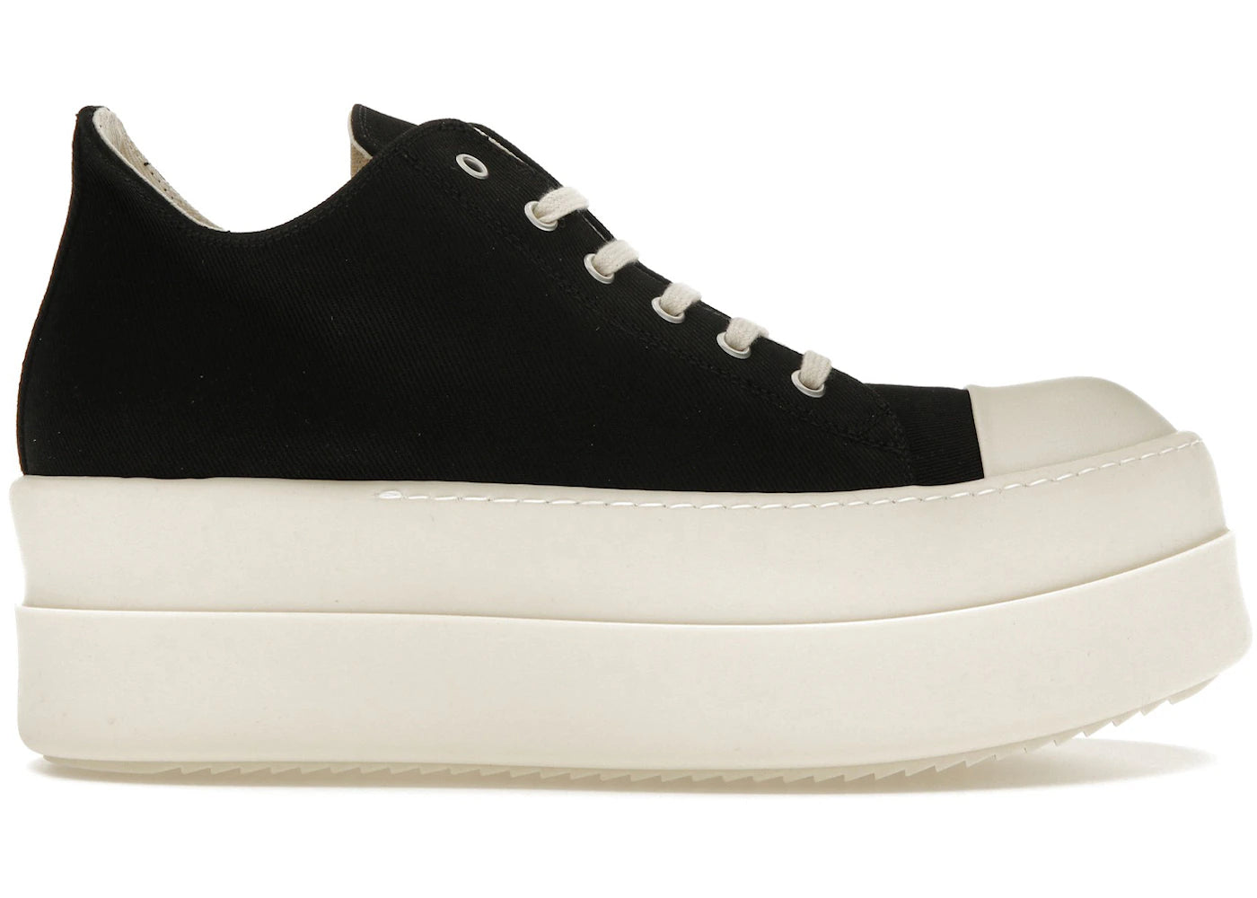 Rick Owens DRKSHDW Double Bumper Low Black Milk (Women's)