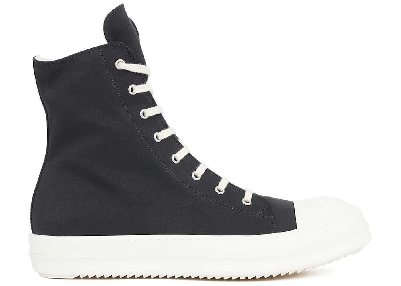 Rick Owens DRKSHDW Fogachine Cotton Nylon Faille High Top Black (2022)