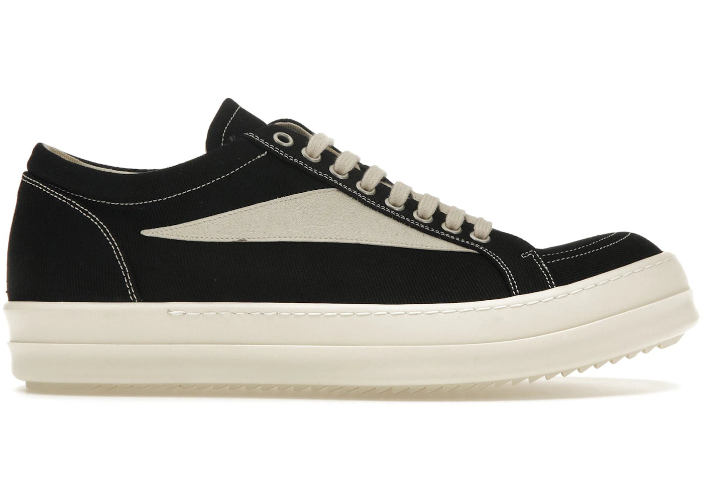 Rick Owens DRKSHDW Luxor Vintage Low Black Milk