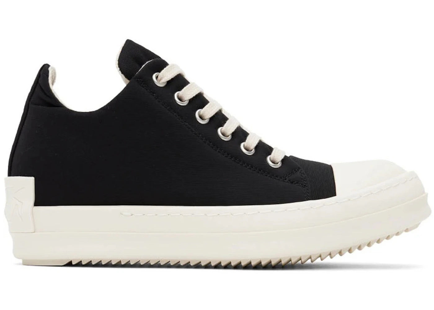 Rick Owens DRKSHDW Ramones Low Top Black Nylon