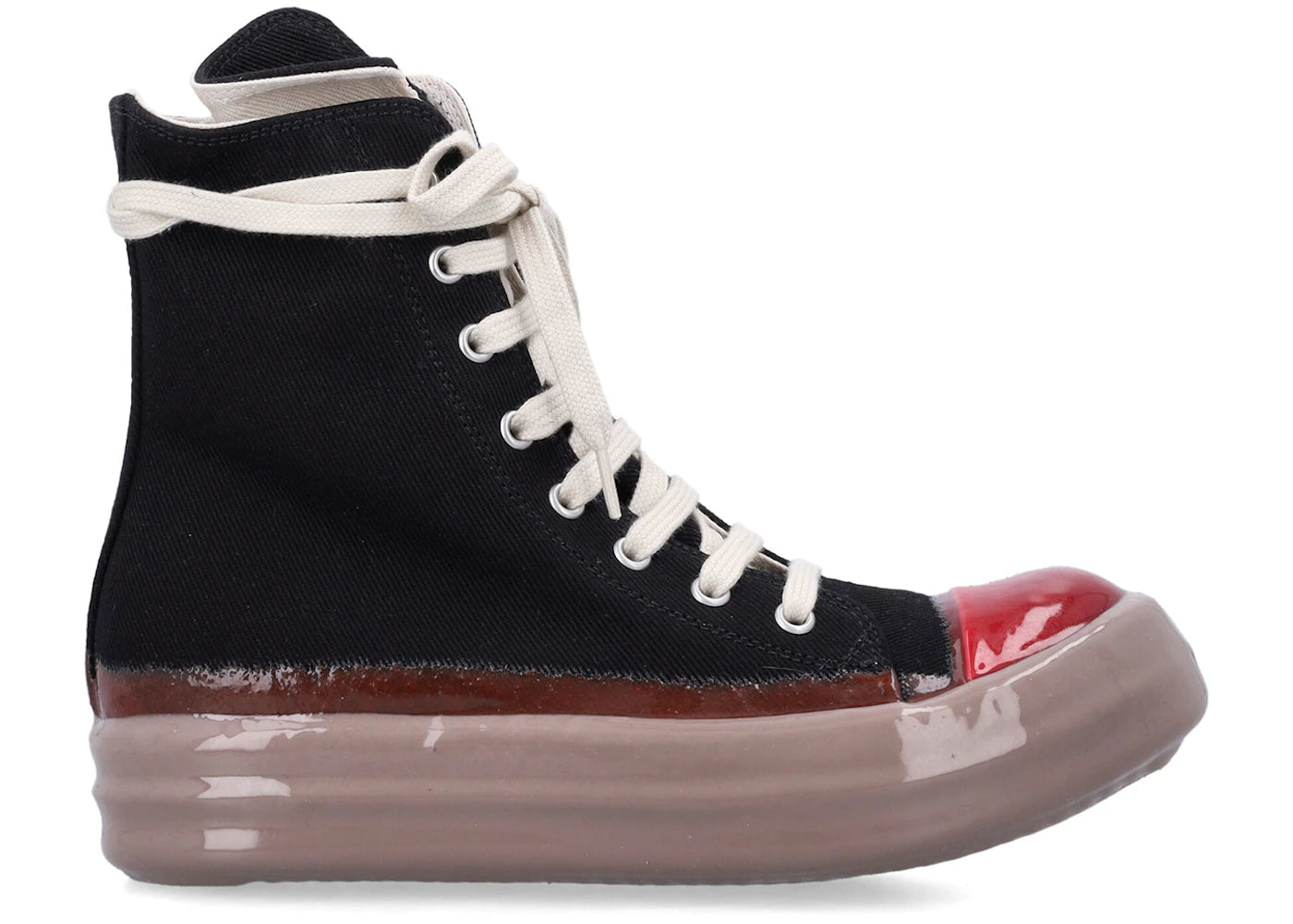 Rick Owens DRKSHDW Sneaks Black Red Dark Beige (Women's)