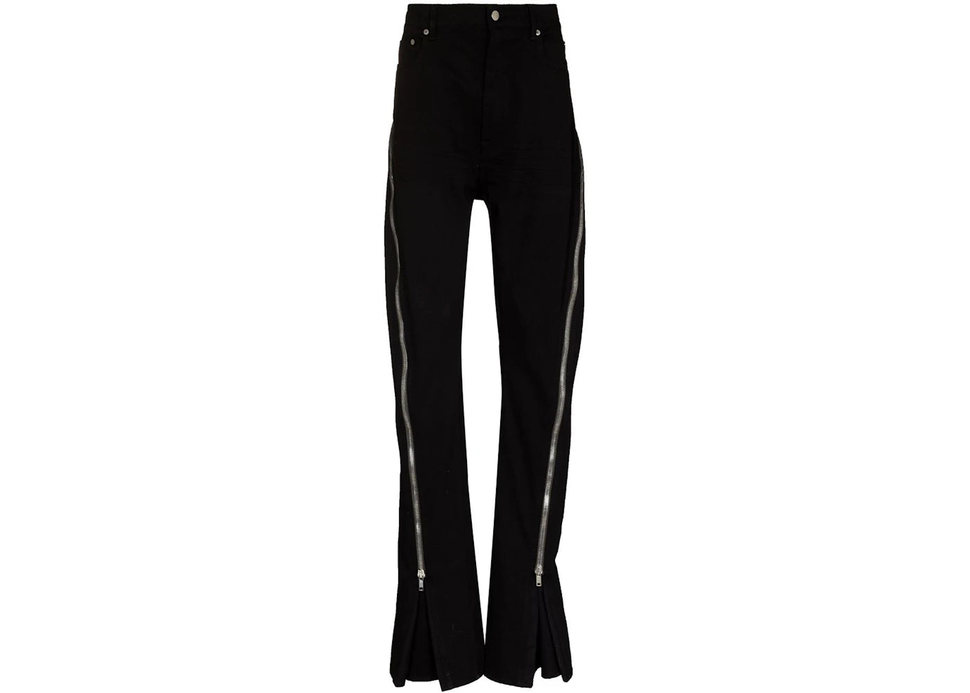 Rick Owens Fogachine Runway Slim Fit Pants Black