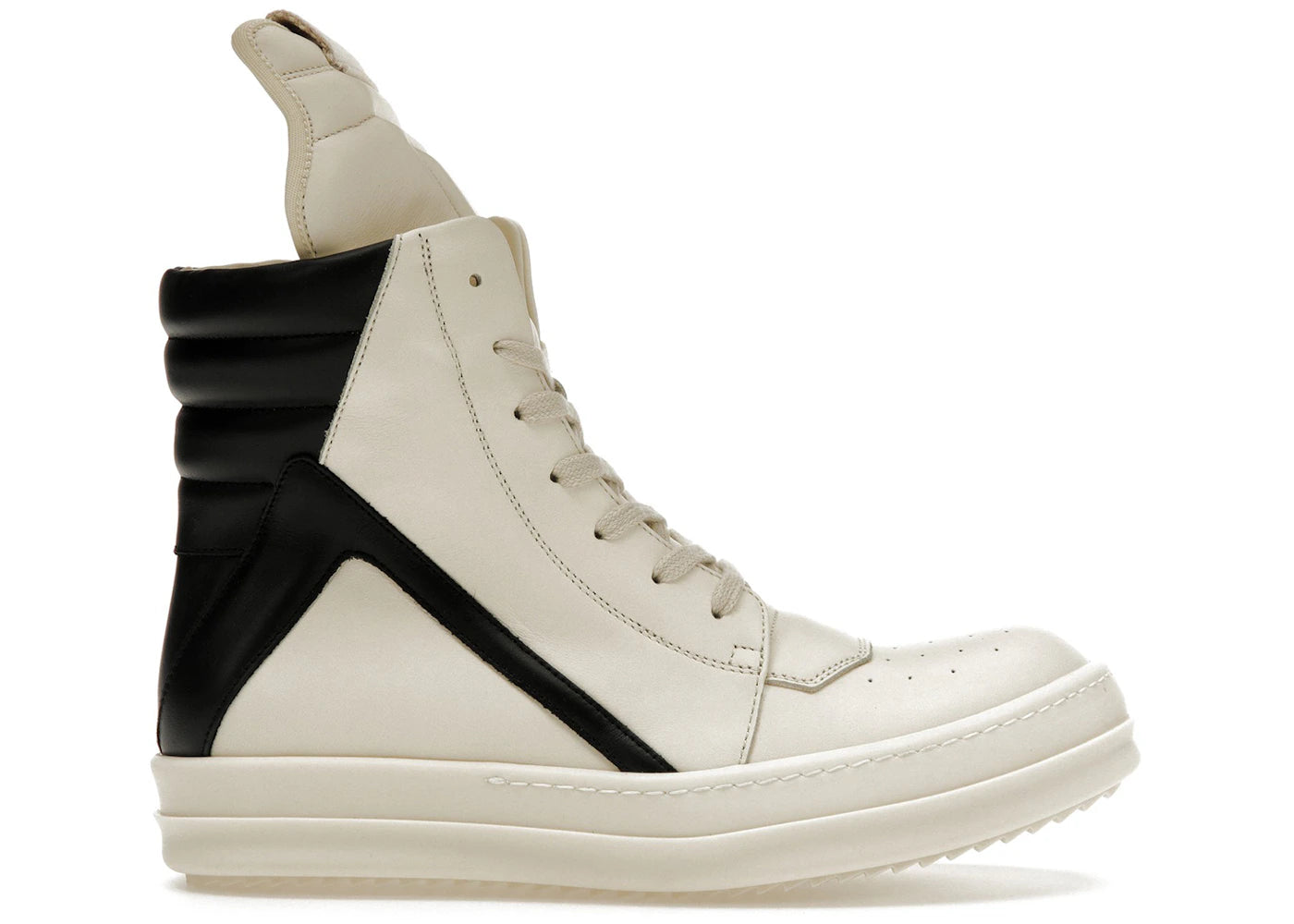 Rick Owens Geobasket Milk Black (Women's)