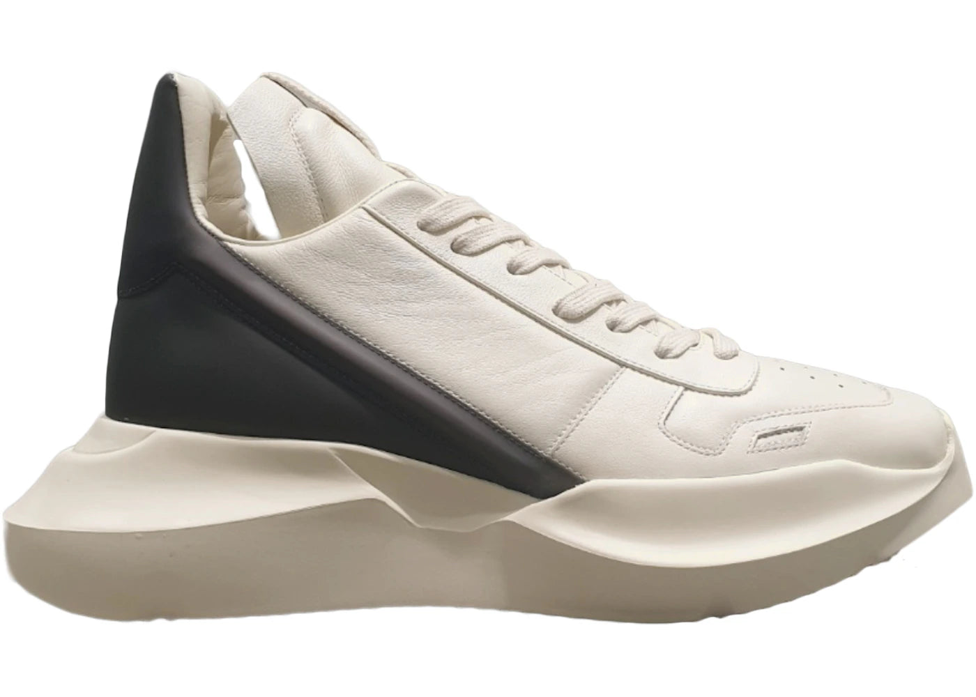 Rick Owens Geth Runner Lpovy Milk Black Milk