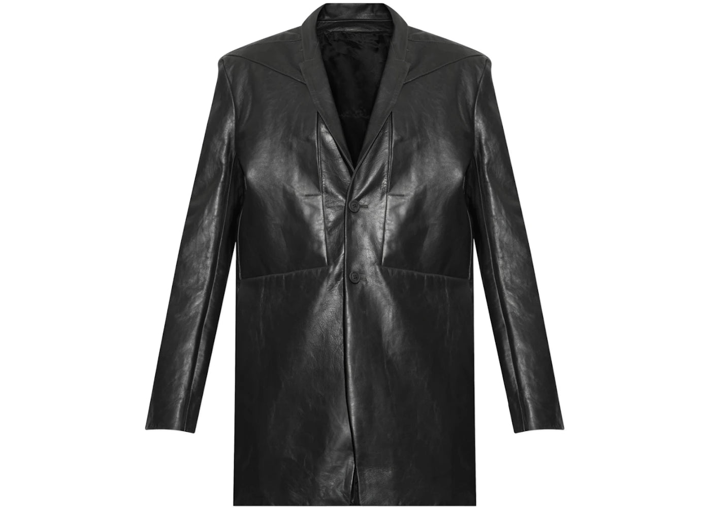 Rick Owens Giacca In Pelle Lido Jacket Black