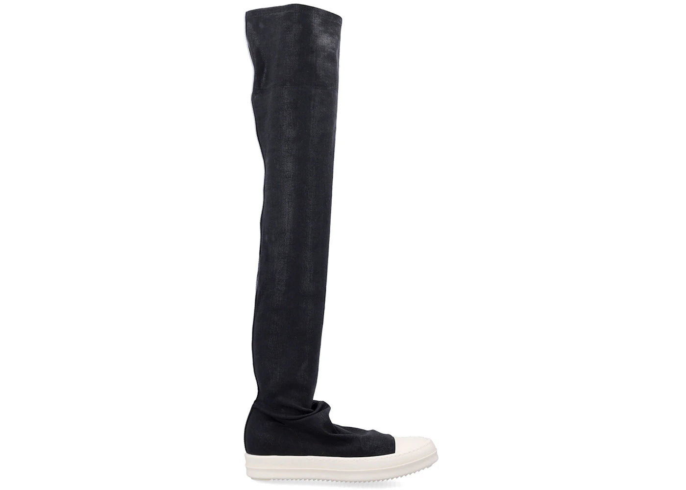 Rick Owens Hollywood DRKSHDW High Sock Sneaks Black Milk (Women's)