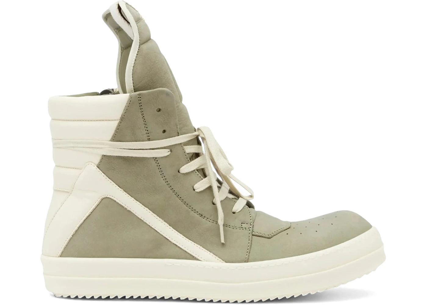 Rick Owens Hollywood Geobasket High Celadon Milk